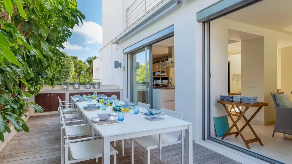 Villa in Costa d'en Blanes Outside Dining