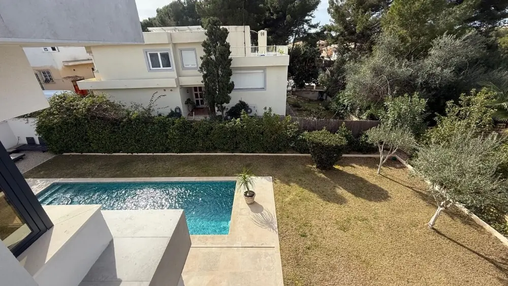 Villa Santa Ponsa pool view